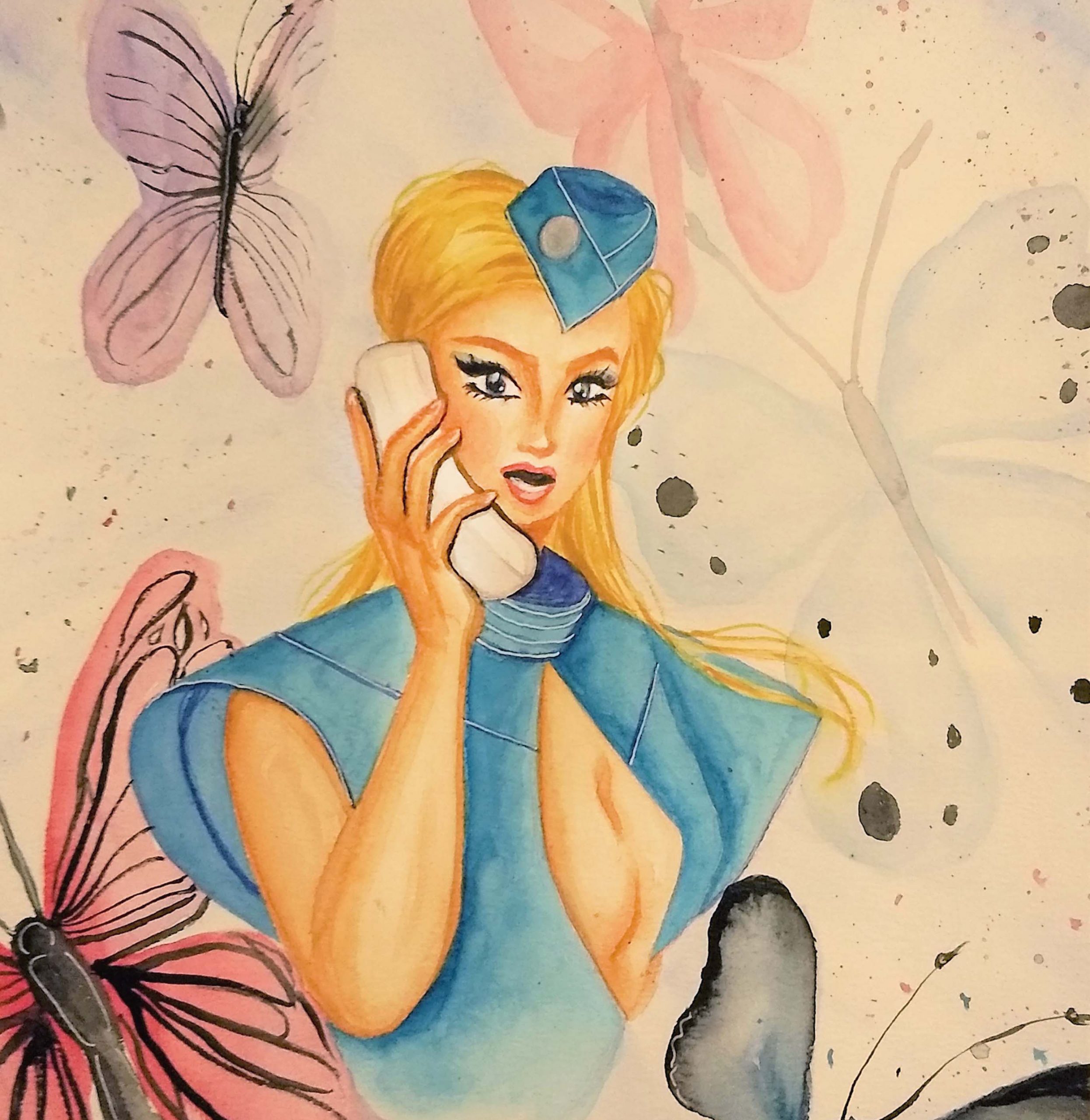 Britney Spears Watercolor